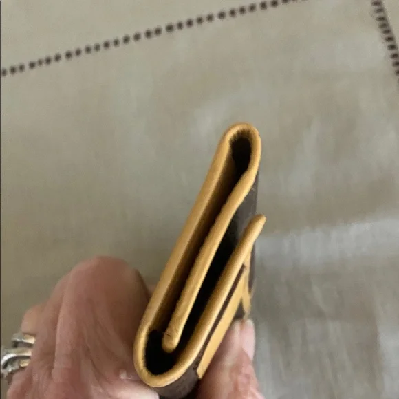 Celine Brown and Tan Monogram key holder